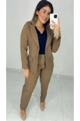 Blazer Alfaiataria - Marrom
