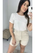Blusa Básica Viscolinho - Of white Blusa Básica Viscolinho - Of white