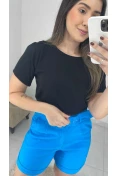 Blusa Básica Viscolinho - Preto Blusa Básica Viscolinho - Preto