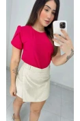 Blusa Manga Tulipa - Rosa