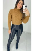 Calça Resinada - Preto