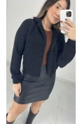Jaqueta Teddy - Preto