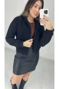 Jaqueta Teddy - Preto