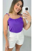 REGATA VISCOLINHO MIÇANGAS - Roxo