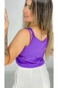 REGATA VISCOLINHO MIÇANGAS - Roxo